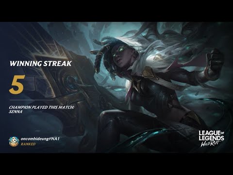 Senna support MVP vs Pyke League of Legends Wild Rift