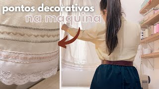 FIZ UMA CORTINA FOFA PARA O ATELIE REUTILIZANDO TECIDO DE CORTINA VELHA - COSTURA FACIL