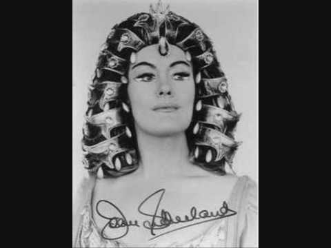 Dame Joan Sutherland. Se pietà di me non senti. Giulio Cesare. George F. Handel