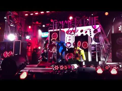 Front Row for Britney Spears performing BIG FAT BASS on Jimmy Kimmel LIVE! HD