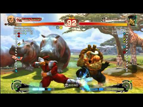 SSF4 AE Stodgy Bastige (Gouken) vs DICTATORER (M.Bison)