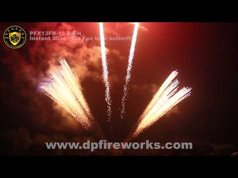 Instant Slice -12s Fan blue butterfly - PFX13FR 18 BB H