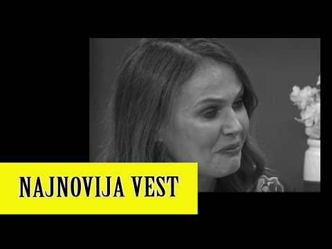 MARKO JE UMRO? Voditeljka se SLOMILA kada je čula da joj je BIVŠI SUPRUG PREMINUO