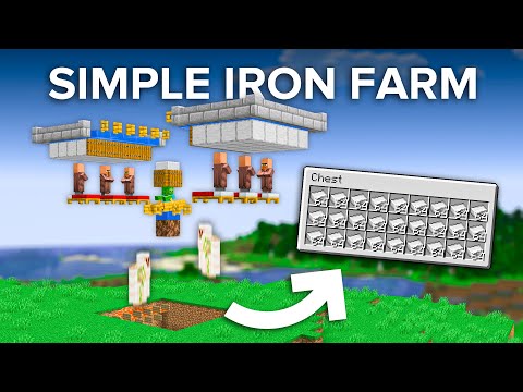 Minecraft 1.21+ Reliable Iron Farm Tutorial - 600 Per Hour