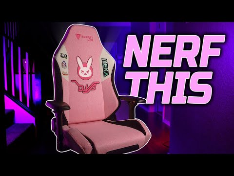 Overwatch SecretLab D.va Edition Gaming Chair! Video