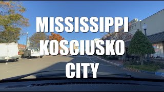 DRIVING TOUR MISSISSIPPI KOSCIUSKO CITY | Billionaire Oprah Winfrey Once Lived Here