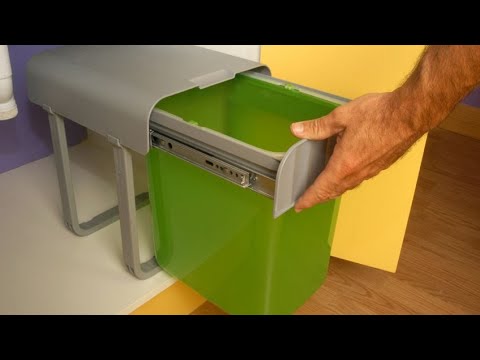 Colocar un cubo de basura en armario de cocina - Bricomanía