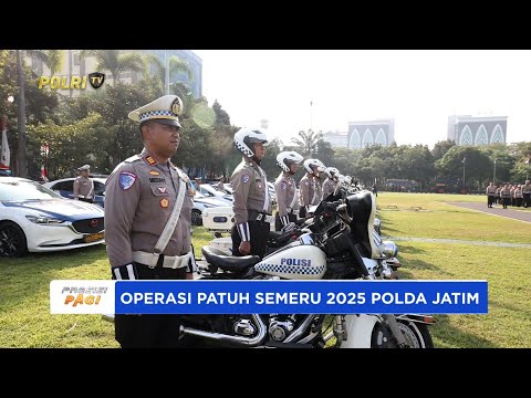 DITLANTAS POLDA JATIM TERJUNKAN 440 PERSONEL GABUNGAN DI OPERASI PATUH SEMERU 2025