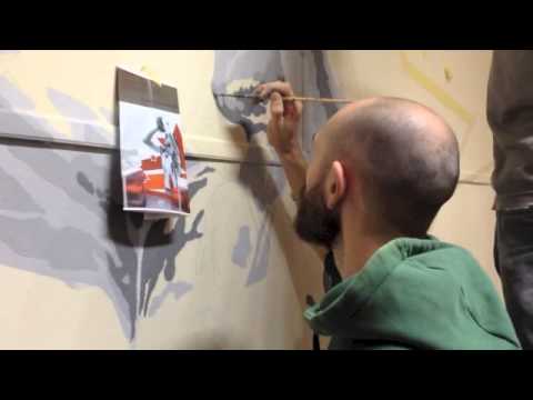 I 2WALL dipingono il Palazzetto