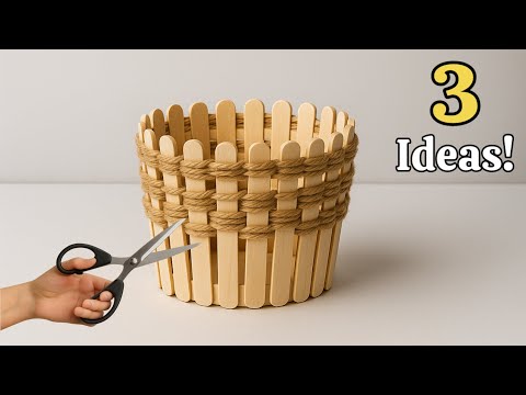 Transforming Cardboard, Jute Rope & popsicle sticks 😍♻️ 3 GENIUS Recycling Ideas to Amaze You!!