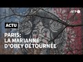 Marianne Pleure à Paris Une Fresque D Obey Détournée AFP