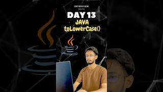 How To Use toLowerCase() Method in Java | Java String Methods for Beginners #coding  #shorts