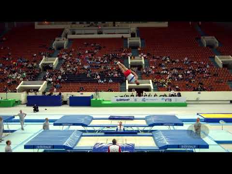 YUDIN Andrey (RUS) - 2018 Trampoline Worlds, St. Petersburg (RUS) - Qualification Trampoline R2