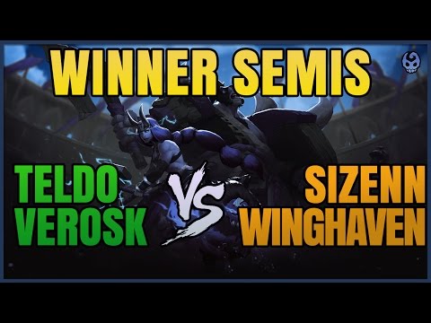 Playtourney Winner Semis - Teldo & Verosk vs Sizenn & Winghaven  - Battlerite Tournament Gameplay