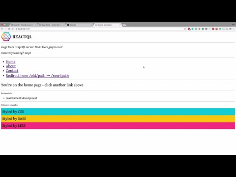 Connect Server to React GraphQL Starter Kit