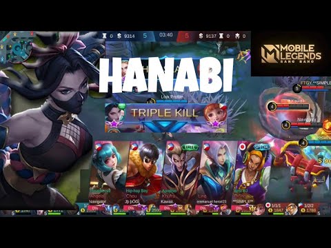 HANABI THE LATE GAME QUEEN | Insane Damage | MLBB