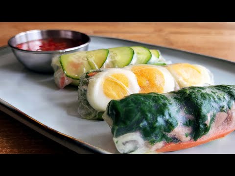 3 Rice Paper Roll Recipes for Breakfast