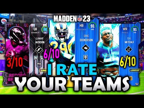 I RATE YOUR TEAMS EP. 7 - Madden 23 Ultimate Team