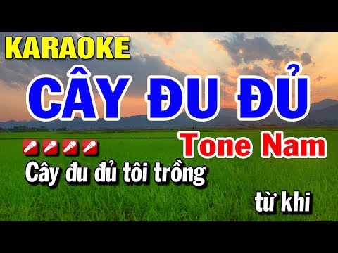Karaoke Cây Đu Đủ - Tone Nam ( Beat Hay ) Huỳnh Lê