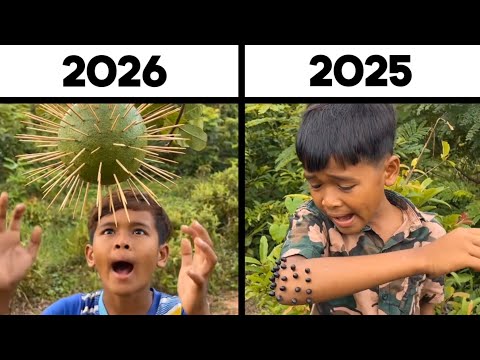 Kid Ay oi oi ui ui 2026 vs 2025 / Combodian Kid Oi oi ui ui ai / Evolution of Ay oi oi ui Boy