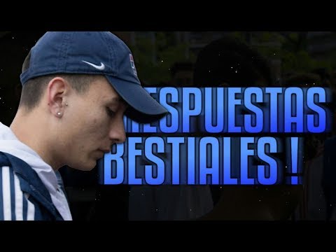 ¡RESPUESTAS DE OTRO PLANETA! | Batallas De Gallos Rap