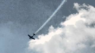 preview picture of video 'Hahnweide Vintage Air Show 2011 - North American T-6 Aerobatic Display'