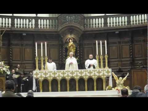 Primi Vespri di Maria santissima Madre di Dio e canto del Te Deum