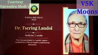 Dr. Tsering Landol Padma Bhushan 2020 in Medicine from Ladakh first gynecologist in Ladakh