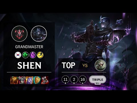 Shen Top vs Camille - KR Grandmaster Patch 10.24