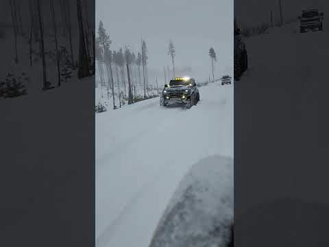 awesome bronco raptor spoted in snow #offroad #story #ecoboost