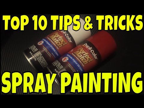 TOP 10 Tips And Tricks For Spray Painting. How To Spray paint Techniques for Beginners Great Results