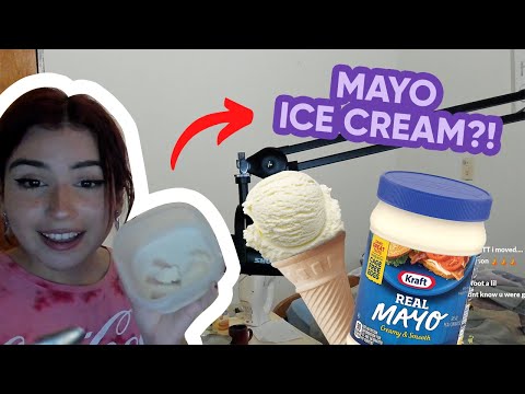 HOW TO MAKE MAYONNAISE ICE CREAM