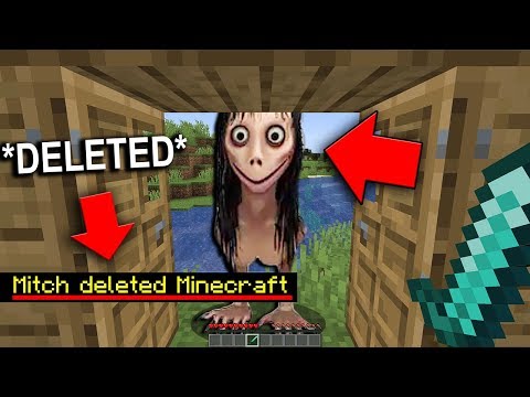 PRANKING AS MOMO IN MINECRAFT...*GAME DELETED* (TROLLING IN MINECRAFT)