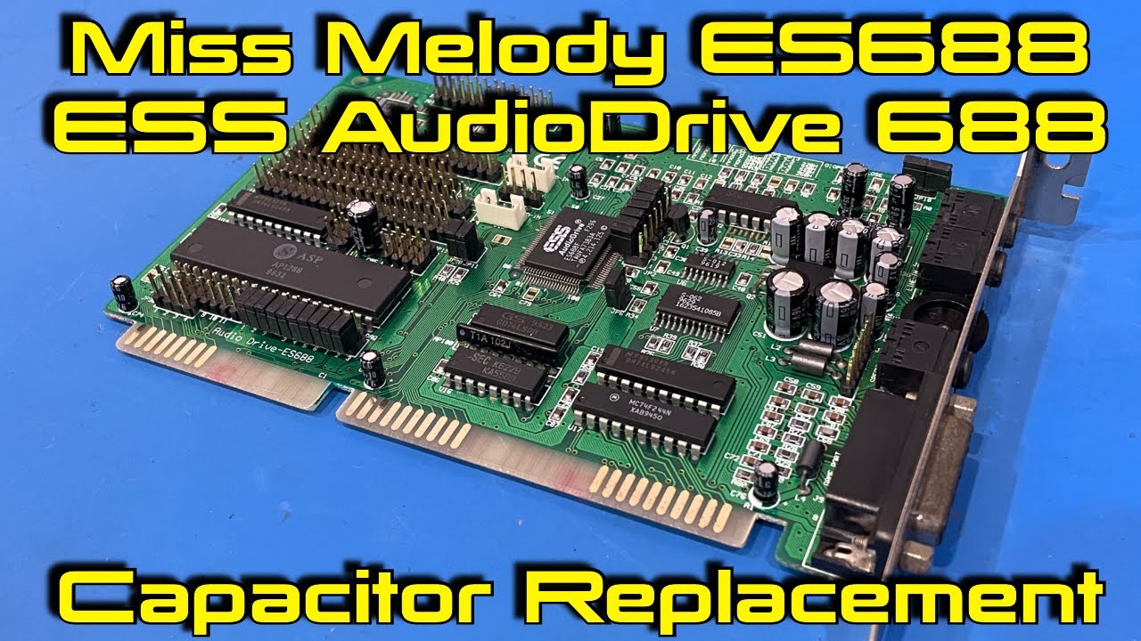 Miss Melody ES688 - ESS AudioDrive 688 Capacitor Replacement