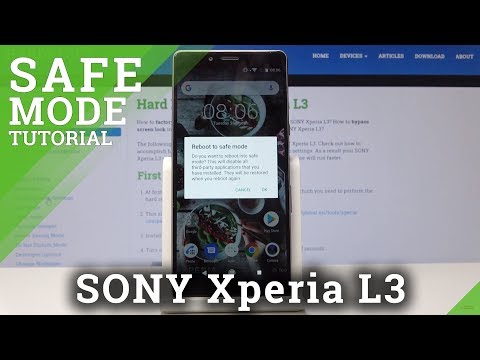 Safe Mode in SONY Xperia L3 - How to Enter & Quit Safe Mode