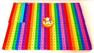 DIY Numberblocks 1 to 560 BIG NUMBER Snap Cubes | Educational Videos for Toddlers Learning Fun Toy!