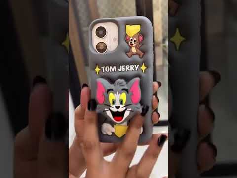 Cute 3D Tom And Jerry Silicone Case for iPhone 15