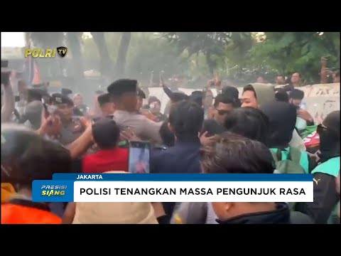 POLRES METRO JAKPUS AMANKAN UNJUK RASA OJEK ONLINE