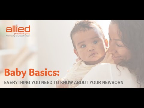Link to Baby Basics Webinar: Everything you need to know about your newborn video