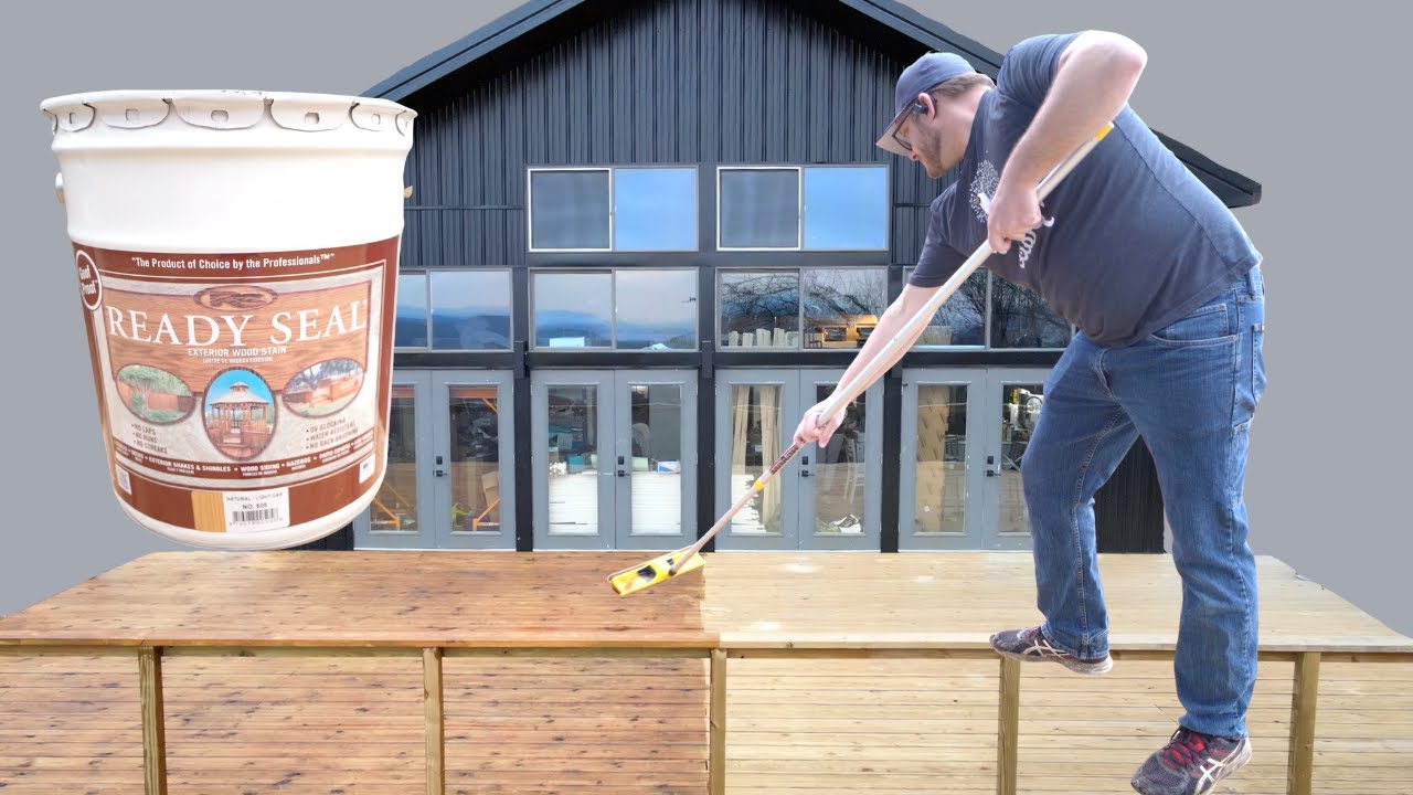 Watch video Protecting Our $33,000 Deck | Ready Seal Wood Stain Now Protecting Our $33,000 Deck | Ready Seal Wood Stain