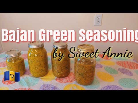 How to make delicious Bajan Seasoning by Sweet Annie