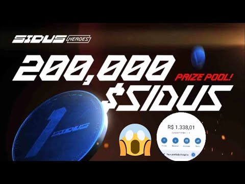 NOVO AIRDROP  SIDUS  50,000 MIL TOKENS $100 DOLARES TRUST WALLET OU METAMASK CORRA TERMINA RAPIDO!!!
