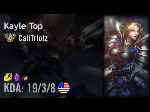 Kayle Top vs Rumble - CaliTrlolz - NA Challenger Patch 6.15