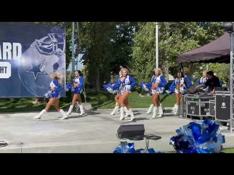 Dallas Cowboys Cheerleaders Perform in California!
