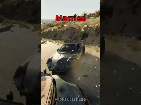 Lucky vs Unlucky Crash Version #beamng