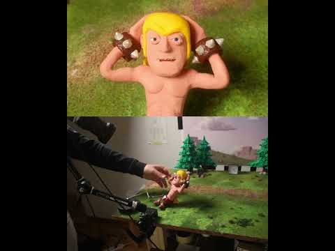 Bringing the Barbarian Moustache to Life: The Making Of! #clashofclans #animation #coc #clash