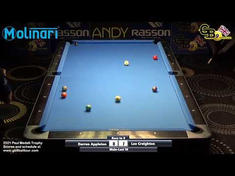 Main Event Last 16 - Darren Appleton vs Lee Creighton