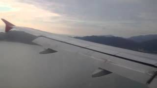 preview picture of video 'Landing at Penang Airport.'