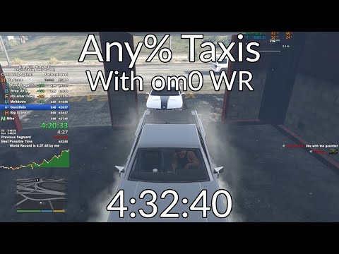 GTA 5 Any% Taxis With om0 Speedrun in 4:32:40 (World Record)