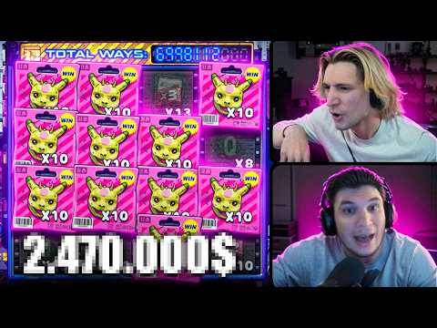 [TOP 10] Biggest Streamer Best Slot Wins! #24 | TrainwrecksTV, xQc, SweetFlips, Yassuo, xPosed!